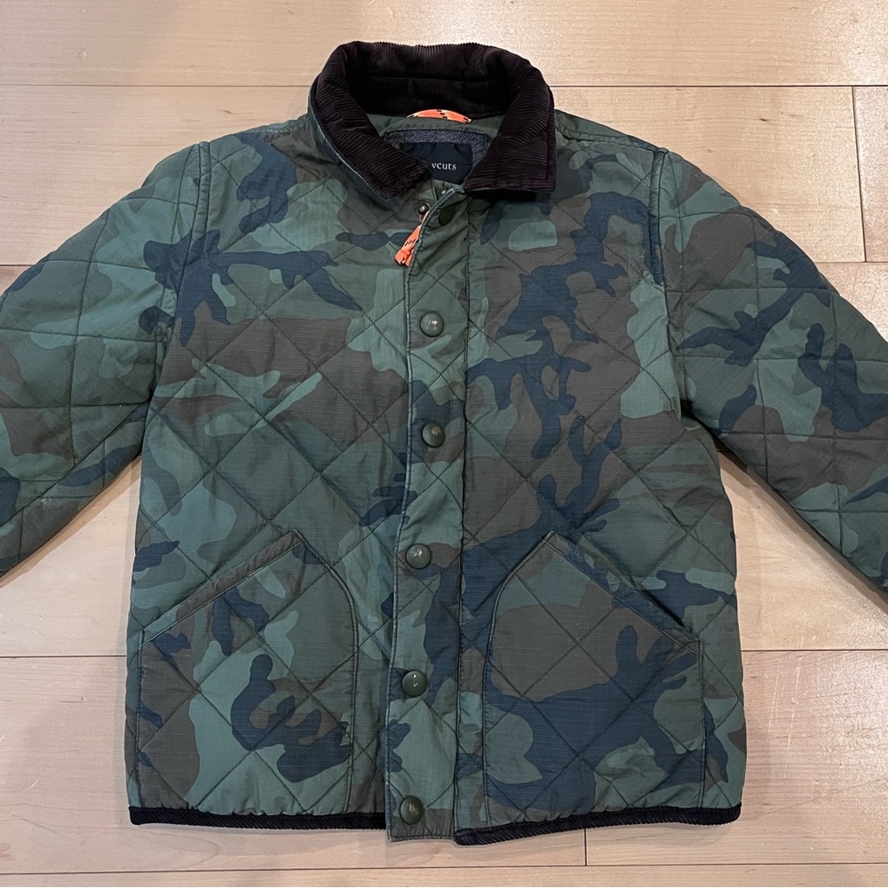 Crewcuts Camouflage Quilted Jacket Green